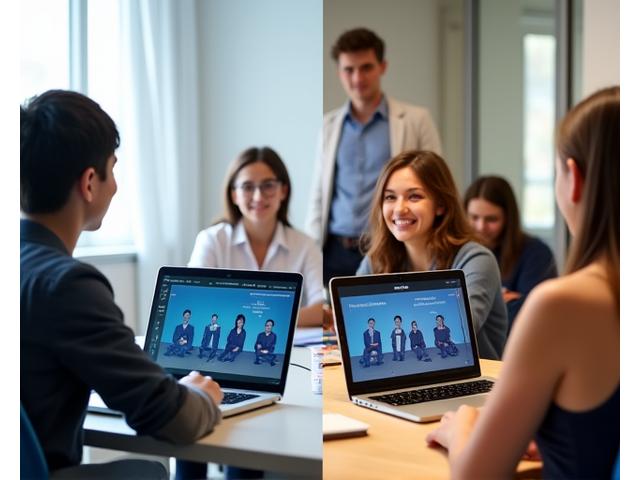 Apprentissage hybride français en ligne